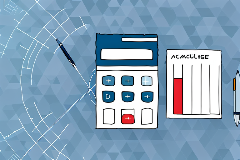 A calculator and a graph to represent the concept of calculating averages