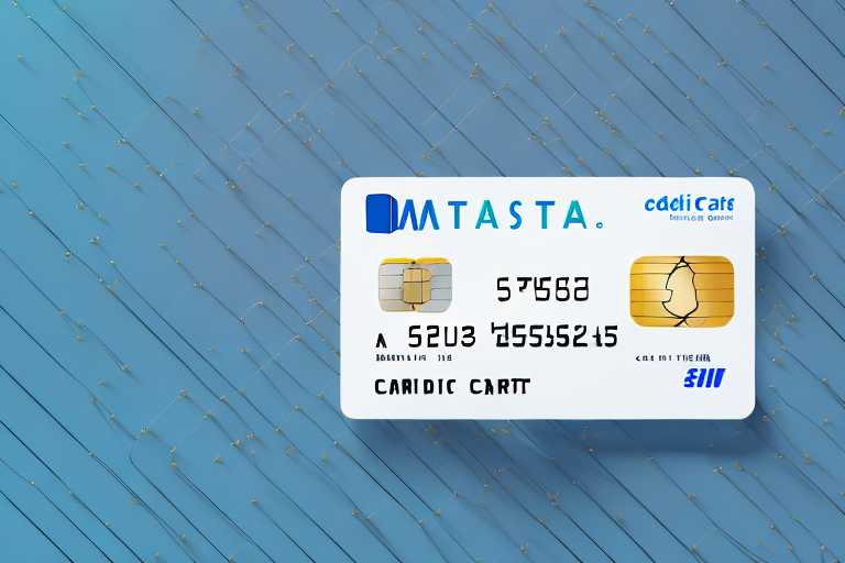 A credit card with a digital display